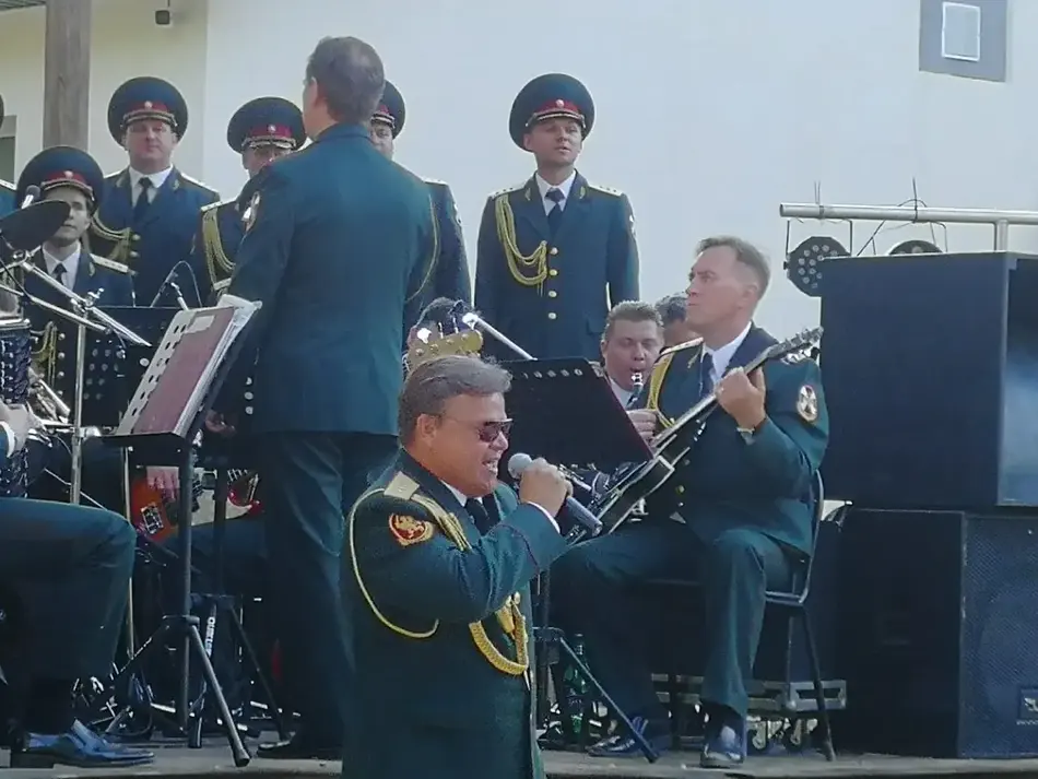 Ансамбль принял участие в торжественных мероприятиях 
 Межрегионального детско-юношеского военно-патриотического 
общественного движения «Гвардейская смена» на Бородинском поле