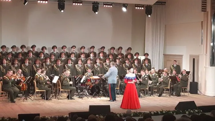 Выступление Ансамбля в зале Мурманской областной филармонии