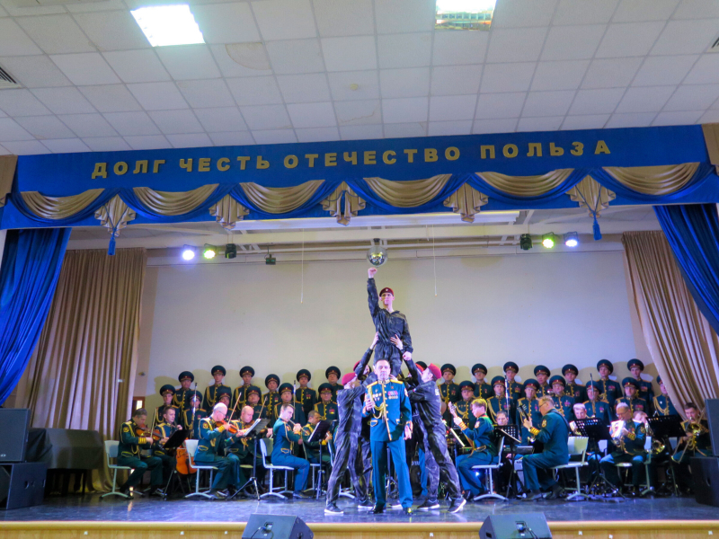 16.02.2024 Концерт в Московском кадетском училище имени М.А.Шолохова ВНГ РФ