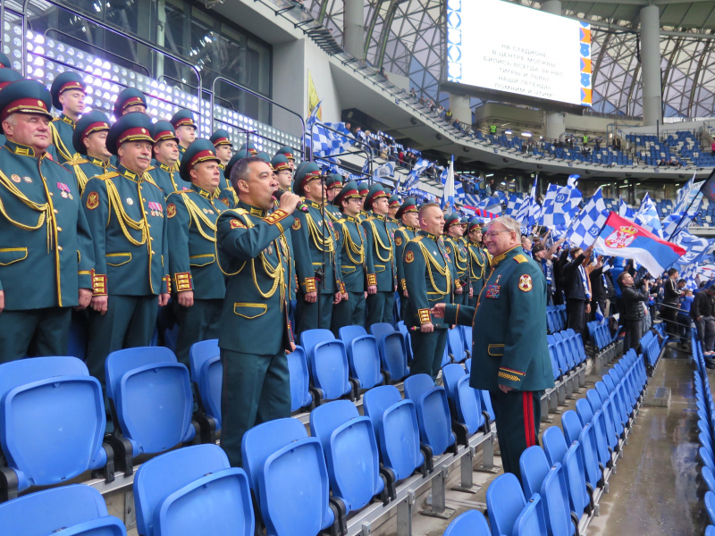 30.06.2025 Ансамбль выступил на футбольном турнире