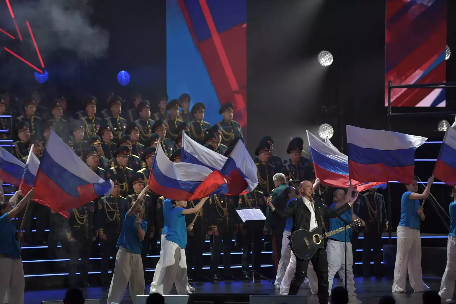 The ensemble took part in
Denis Maidanov's anniversary concert